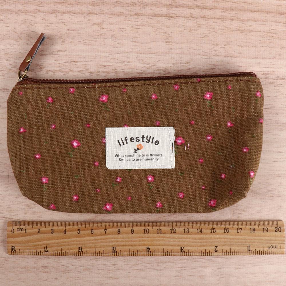 Stationery Lovely for Girl Fabric Makeup Bag Student Pencil Bag Pen Bags Pencil Case Zipper Pouch