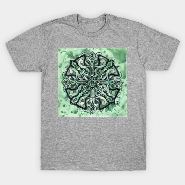 Unisex Fashion TShirt Courage Mandala Print TShirt Plus Size S-5XL T-Shirt 100%Cotton Tops O Neck Short Sleeve Tees