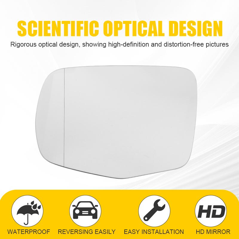 Зеркальный элемент с подогревом левый правый заднего вида для Honda Pilot 2016- Passport - Ridgeline - Зеркало бокового вида