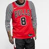 Nike NBA Team limited Jersey SW Fan Edition Chicago Bulls Zach LaVine No. 8 Red Men's 864465-666