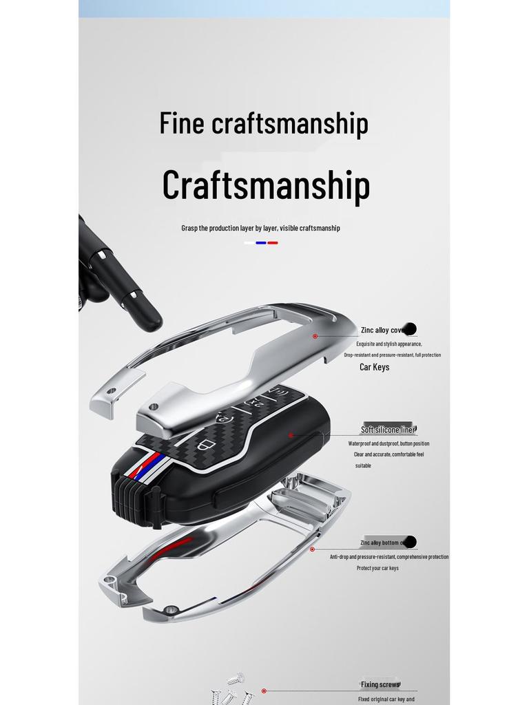 2018 Ford Taurus Carbon Fiber Key Case for Mustang, Raptor, F150, Explorer