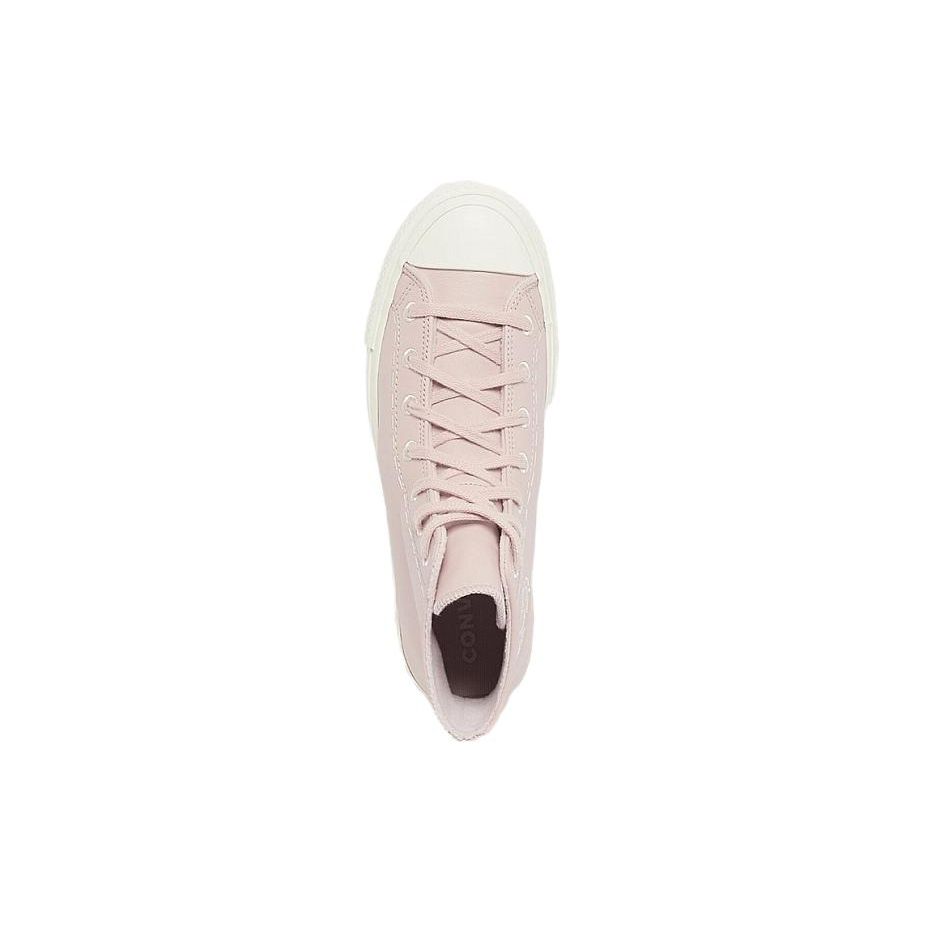 Converse Женские кеды Chuck Taylor All Star Lift на платформе с контрастной строчкой Розово-шалфейные A07953C
