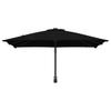 Garden Sun Umbrella Black 248.5 x 247.5 x 160 cm