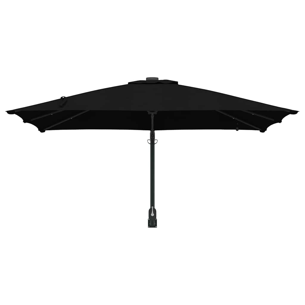 Garden Sun Umbrella Black 248.5 x 247.5 x 160 cm