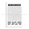 Bathroom Word Search Sign Don T Forget To Flush Metal Plaque Poster Wall Decor Living Room Designer Plaques Tin Sign Poster