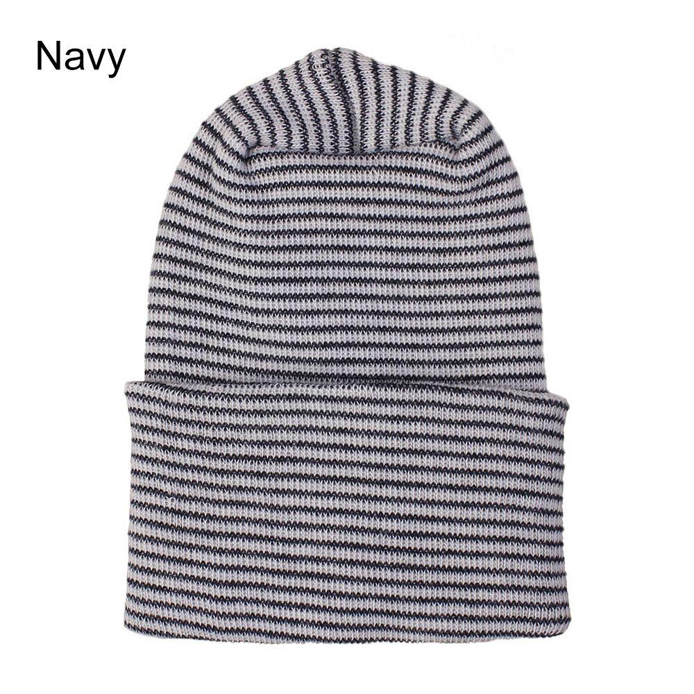 Cotton Nursery Cap Infant Striped Fetal Hat Newborn Hospital Cap Beanie Hat Baby Boy Girl Hat