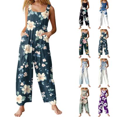 Женские повседневные комбинезоны, комбинезоны с регулируемыми бретелями, летние без рукавов, милые удобные комбинезоны с карманом