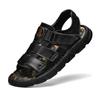 100% Cow Leather Sandals Outdoor Business Beach Shoes Men's Sandals Comfortable Soft Summer Casual Flats Shoes Men Size 38-48