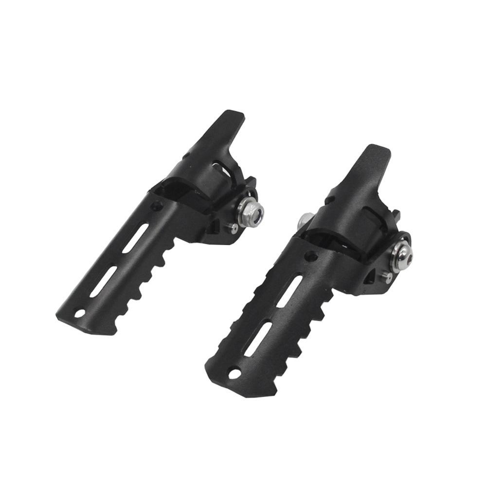 2pcs Motorcycle Front Foot Pegs Folding Footrests Clamps Modification Parts Compatible For Bmw R1250GS R1200 GS