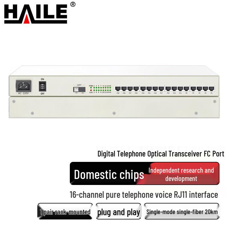 HAILE Digital Telephone Fiber Optic Multiplexer