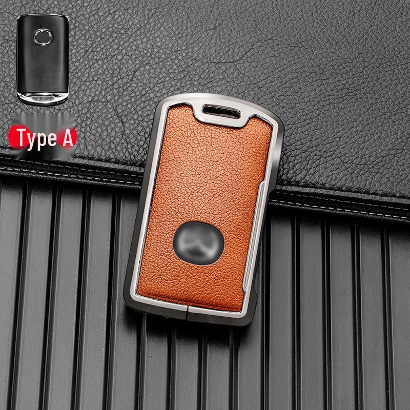 Разноцветный металлический чехол с полной защитой для ключа для Mazda CX-30, CX-5, Axela 2021+