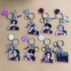 Акриловый брелок 'Мировой тур', Подвеска-портрет участника с виниловым диском и брелоком-лайтстиком, Аксессуар для сумки K-pop фанатов ARMY