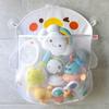 2Pcs with Suction Cup Frog Mesh Net Bag Duck Shapes Bath Game Bag Bathroom Organizer Doll
