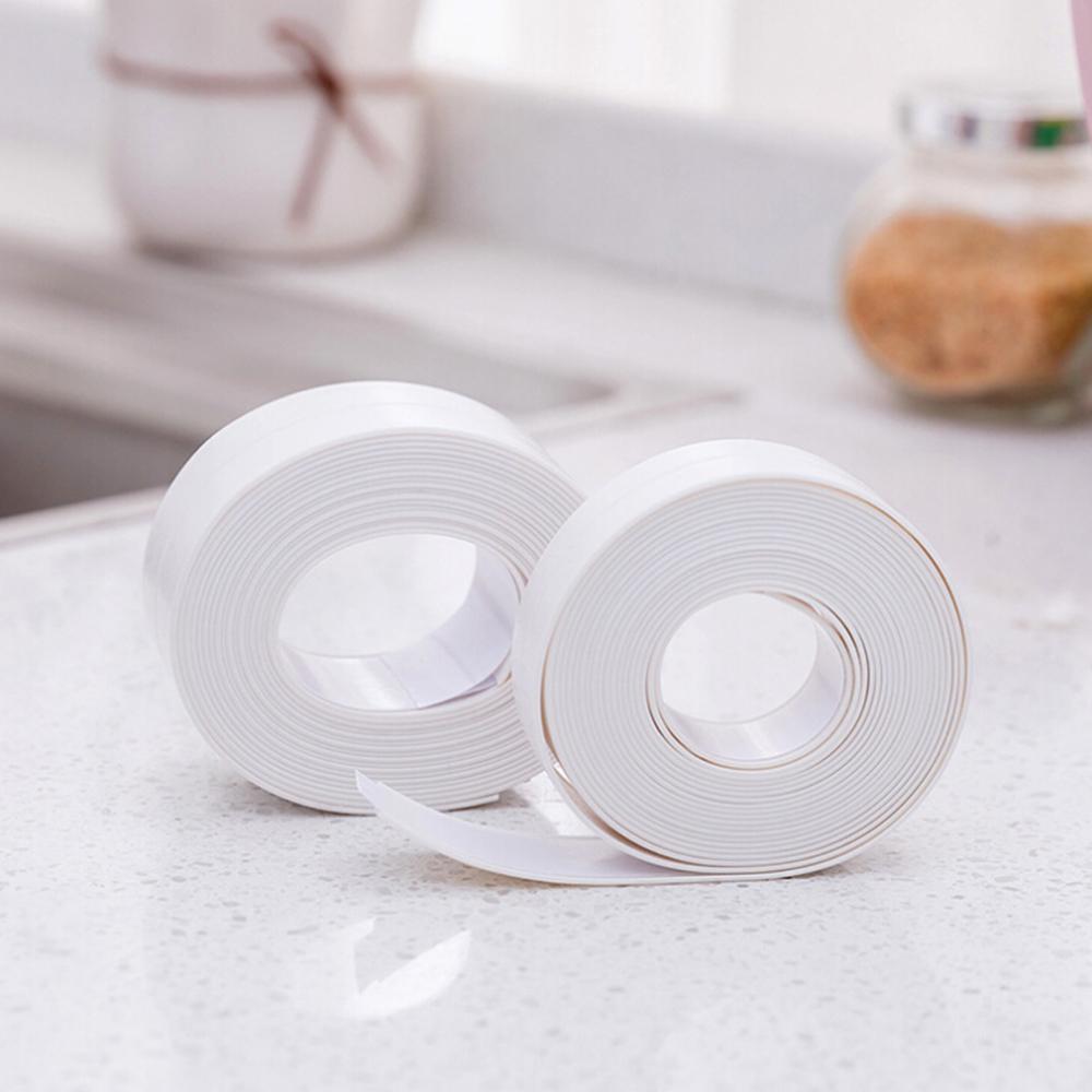 Кухня Ванная Стена Герметизирующая Лента Клейкая Плитка Ремонт Трещин Плесень ПВХ Лента Водонепроницаемая