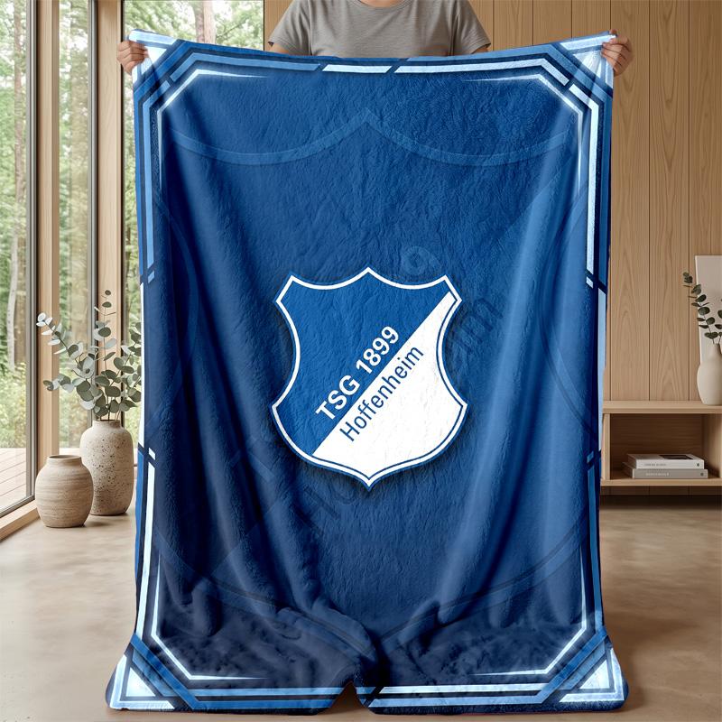 TSG Hoffenheim FC Soft Flannel Fleece Blanket Lightweight Cozy Warm Throw Blanket For Sofa Bed Home Decor