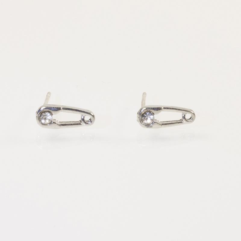 Серьги-гвоздики из серебра S925 Хип-хоп Мода Холодные Крутые Красивые Для Мужчин и Женщин Парные Серьги-скрепки INS