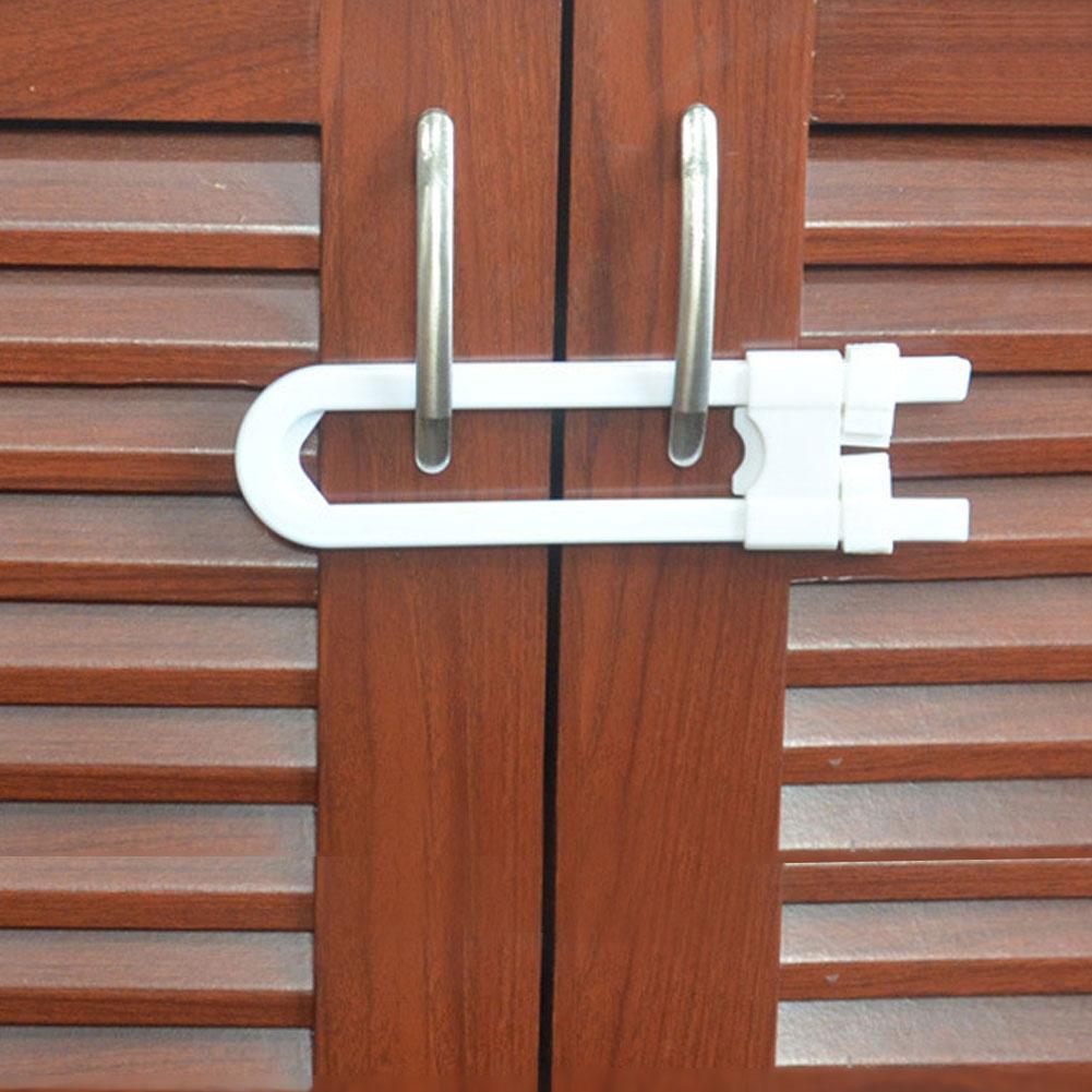 U-образный замок для ящика шкафа, детский защитный замок для безопасности детей