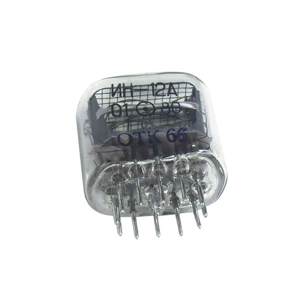 IN-12 IN12 Газоразрядная индикаторная лампа с десятичной точкой Символьная газовая лампа Цифровые часы Nixie Газоразрядная лампа для светонакапливающих часов Цифровые LED часы Nixie