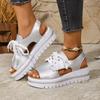 Fashion Open Toe Platform Comfortable Shoes New Women Sandals Female Summer Shoes 2025 Classic Breathable Slip on Sport Luxury Sandals