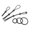 1/3Pcs Adjustable Sex Toys For Adults Men Silicone Ejaculation Delay Penis Ring Rope Male Cockring Semen Lock Ring Penis Sleeve