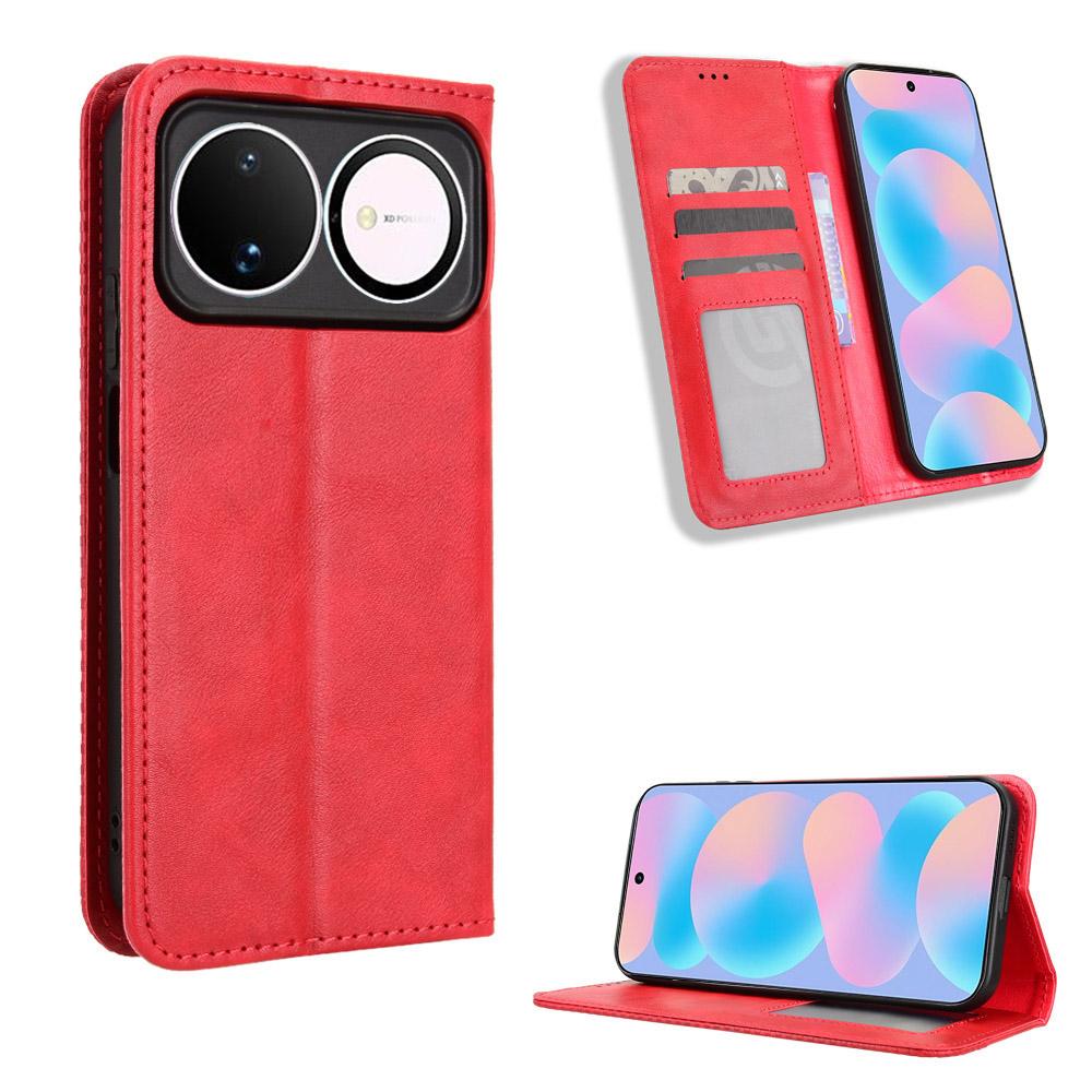 Flip Covers For Huawei Nova 16S / Nova 16 Leather Case [Flip Vintage Leather] Shockproof Durable Retro Phone Case