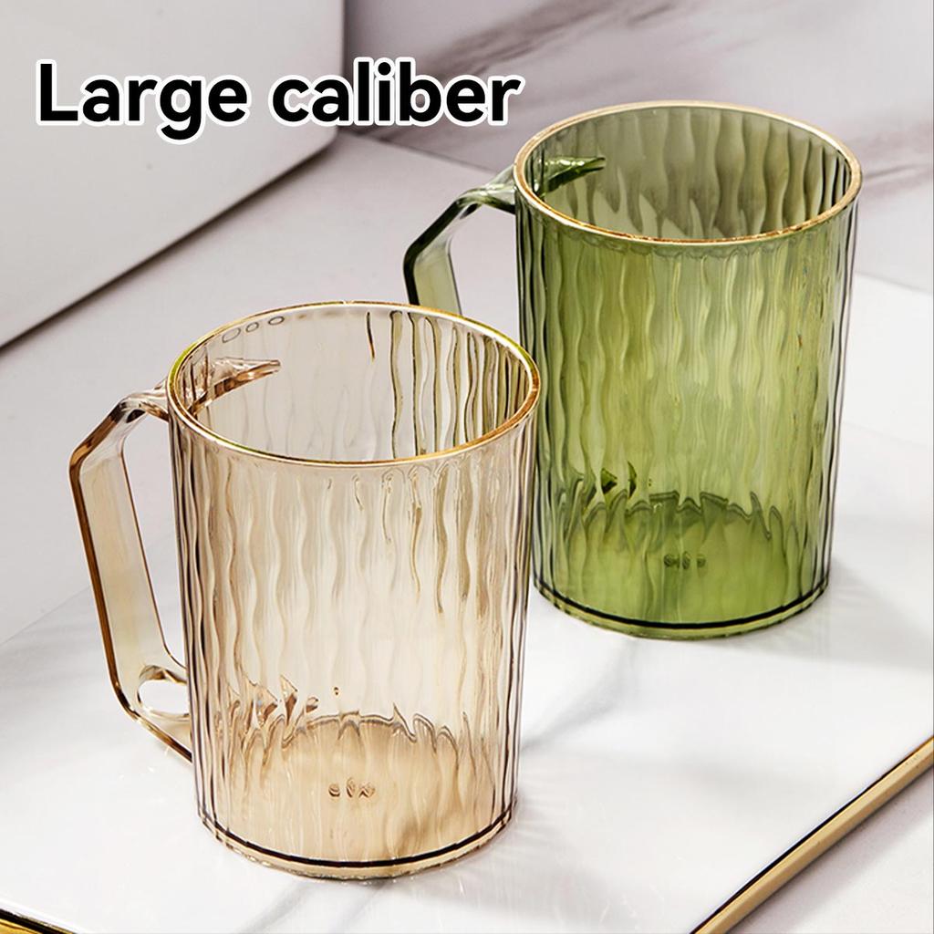 Light Luxury Wash Cup Ins Wind Mouthwash Cup Transparent High Beauty Toothbrush Cup Household Toothware Cup