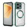 KEYSION Прозрачный магнитный чехол для OPPO Reno15 Pro Max 5G Силикон+ПК Ударопрочный чехол для телефона повышенной прочности для OPPO Reno 15 5G