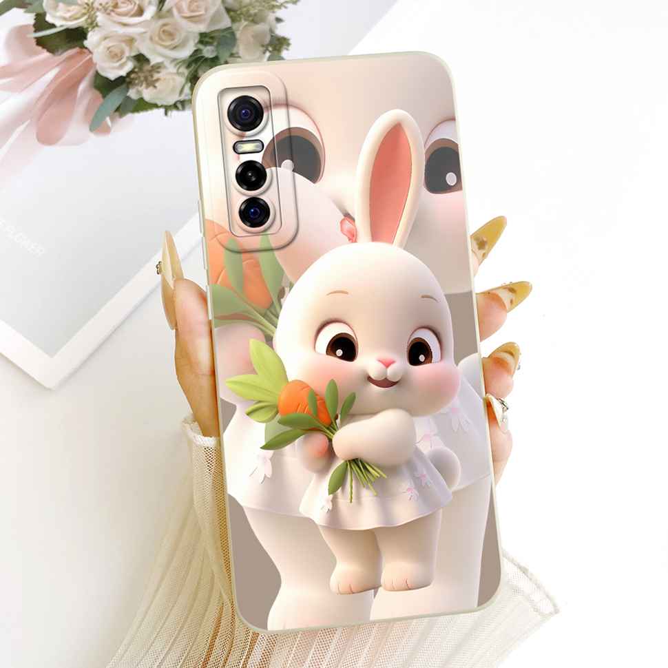 Simple Design Print For vivo Y73s 5G V2031A Case Silicone Back Cover For Vivo Y73S Y 73s 5G 6.44" Shockproof Phone Cases Bumper