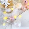 Reusable Christmas Ball Ornaments Plastic Fillable Baubles  Christmas Tree Decoration
