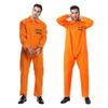 Halloween Orange Prisoner Costume for Adults & Kids – Perfect for Dance Parties & Performances