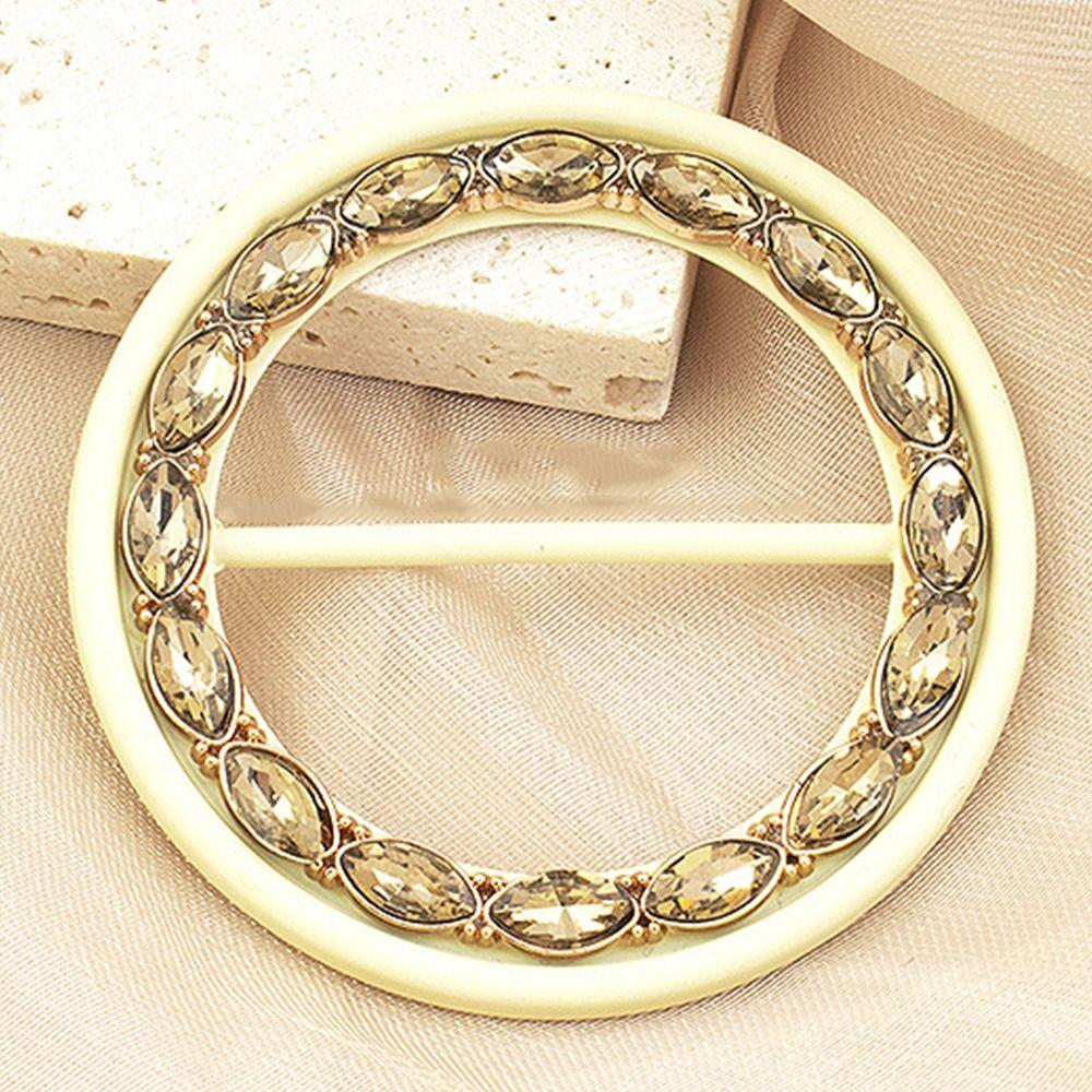 Waist Buckle Scarf Ring Corner Knotted Buttons Coat Adjustment Button Scarf Buckle Belt Button