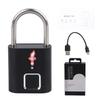 Smart Fingerprint Padlock 508DPI 360 Degrees  Recognition Sensitive Security Lock for Luggage Travel