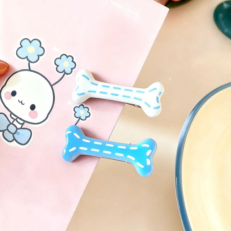 Очаровательная мультяшная заколка для волос в виде косточки для женщин - Забавный девчачий аксессуар для волос «Утиный клюв»