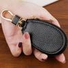 Leather Keychain Holder Zipper Key Pouch Durable Coin Purse  Men Women AVE