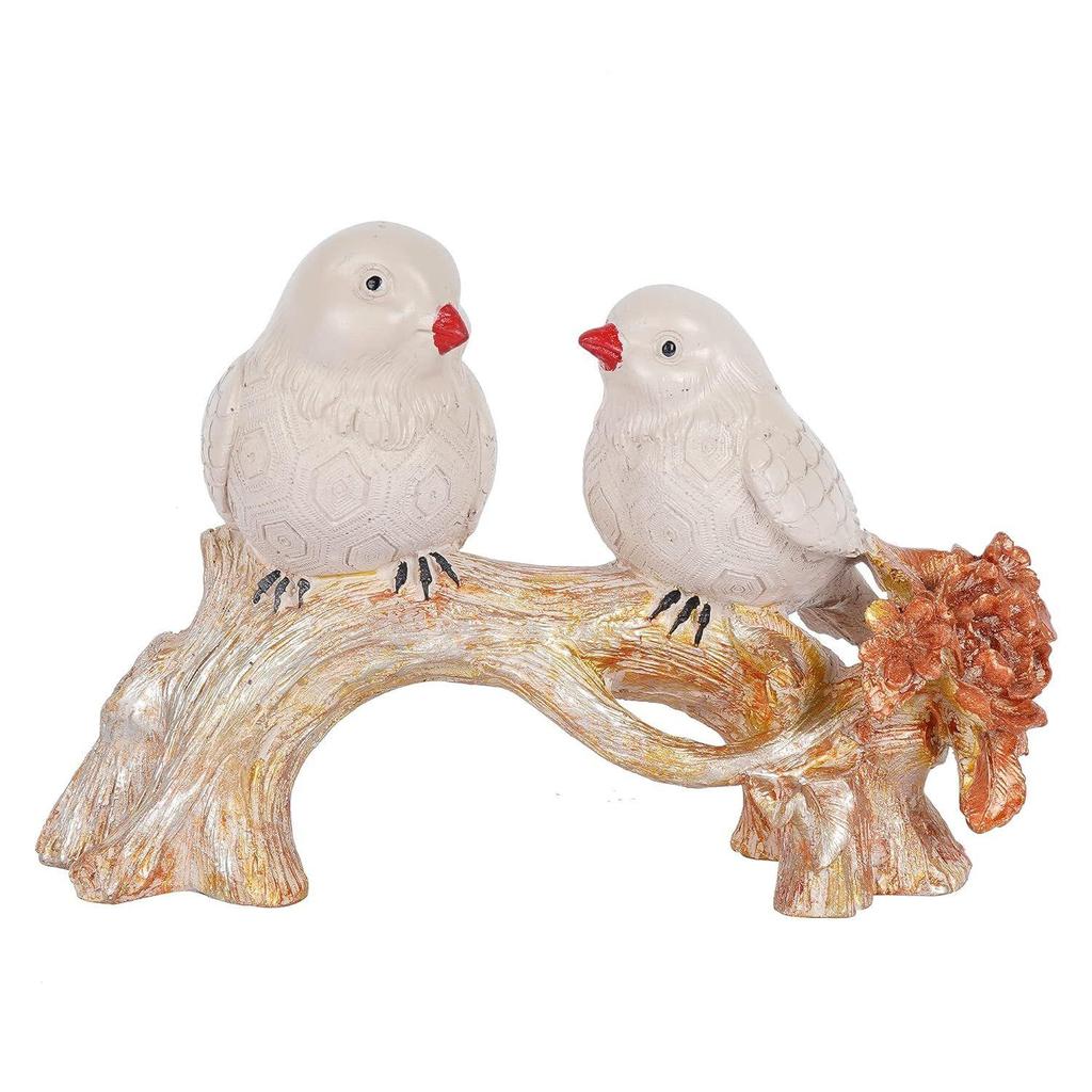 Фигурка «Две птицы, сидящие на ветке дерева», украшение для дома, экспонат, статуэтка чидия для домашнего декора, пара воробьев, экспонат