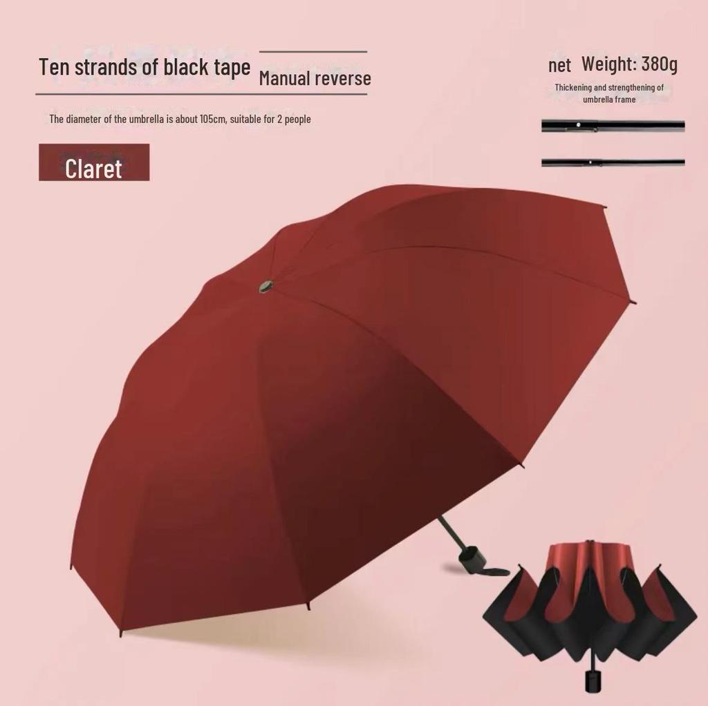 Женский автоматический складной зонт от солнца и дождя с защитой от УФ-лучей и логотипом