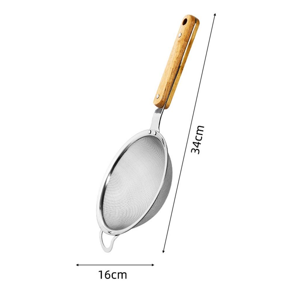 Stainless Steel Food Strainer Colander Rust-Proof Cocktail Sieve New Tea Strainer for Kitchen