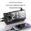 YaoQiu Multi-function LED Projection Alarm Clock
