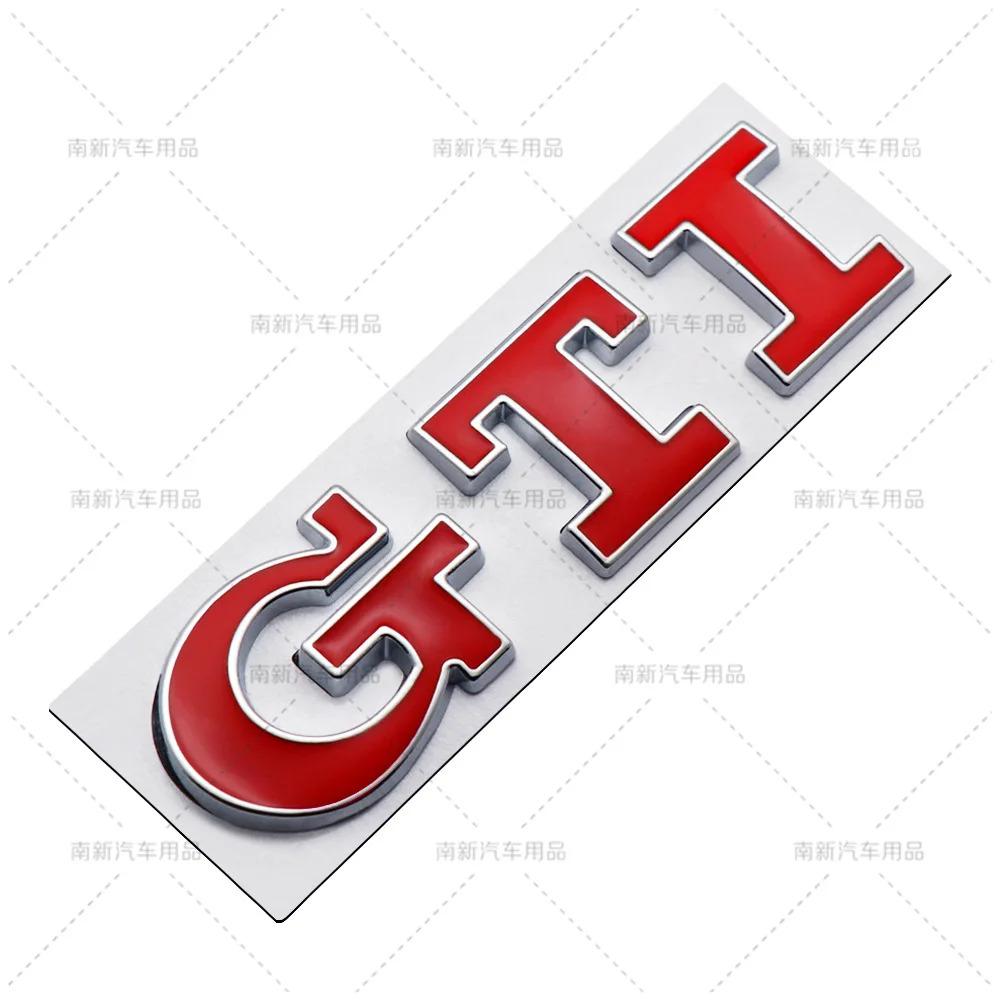 CCU1 For VOLKSWAGEN VW GTI 3D Metal Trunk Badge Sticker Emblem for VW Golf GTI MK2 MK3 MK4 MK5 MK6 MK7 MK8 Polo Badge Accessories