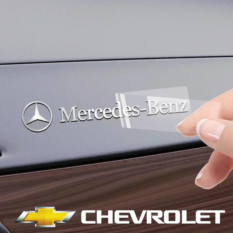 4/10pcs Mini Metal emblem Car Stickers For Mercedes Benz AMG W212 W204 W211W168 W213 W205 W210 W124 NOQRS1