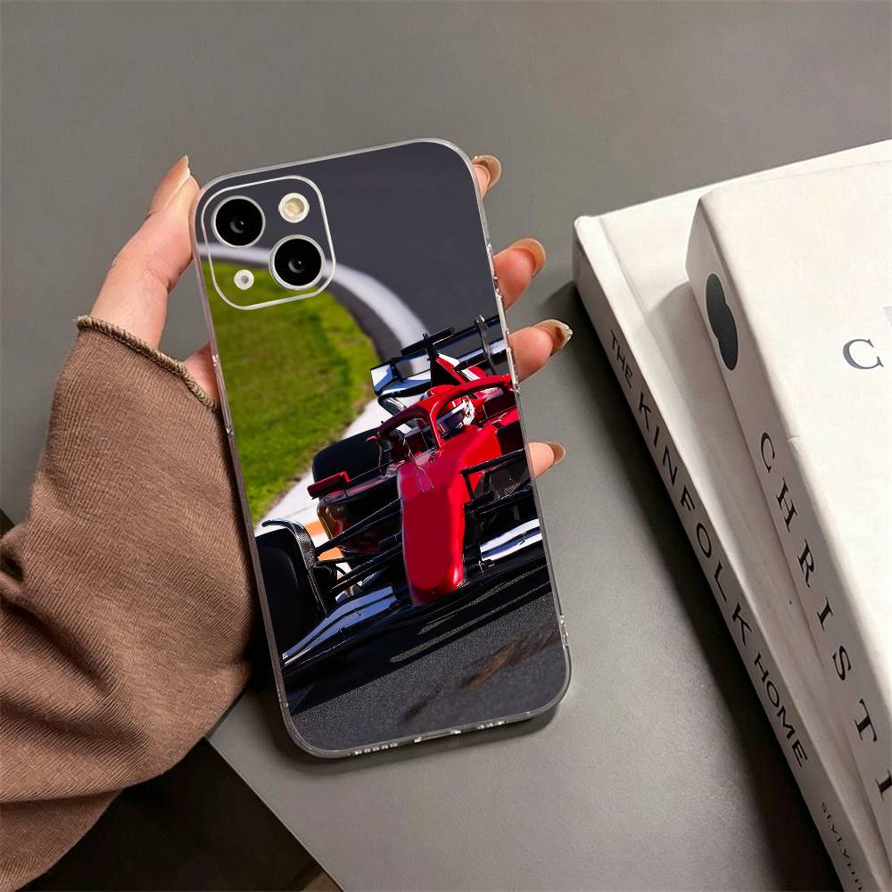 Чехол для телефона с изображением гоночного автомобиля Charles Leclerc Для iPhone17,16,15,14,13,12,11 Plus,Pro Max Мягкий Прозрачный Чехол