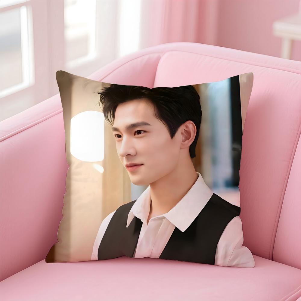 actor handsome YYang Yang Cushion Cover Pillow Case Soft Skin Friendly Fabric Concealed Zipper