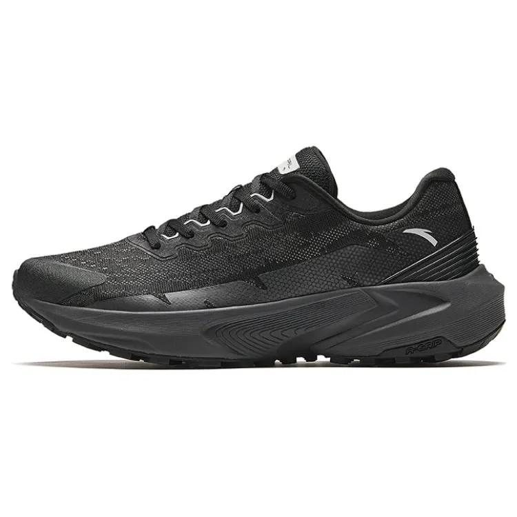Anta Cushioning Slip Resistant Abrasion Resistant Low top Running Shoes Men's Black (Unisex) Running Shoes 112345584 5