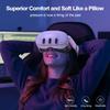 Дышащая сменная подушечка для лицевой маски VR 3-в-1 для Meta Quest 2 3 3S с прокладкой для очков, циркуляцией воздуха, аксессуары для VR