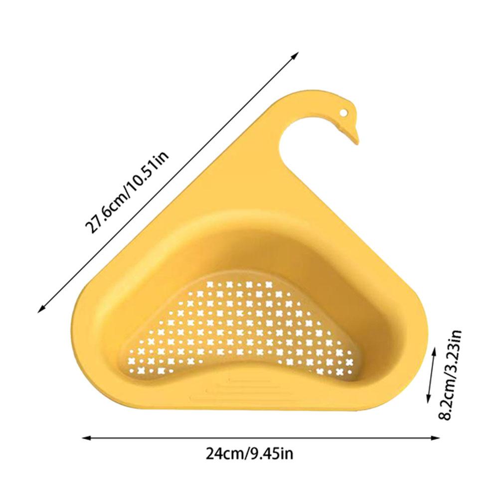 Сливная корзина для кухонной раковины, сливная стойка «Лебедь», многофункциональный подвесной кран, треугольная полка, корзина для инструментов для хранения бытовых гаджетов