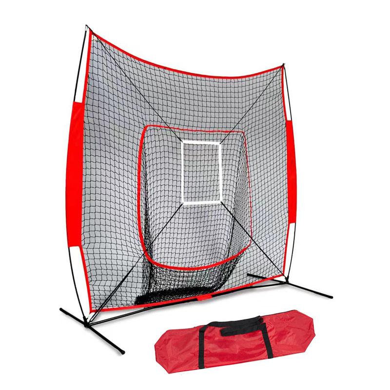 Portable Outdoor Baseball Training Set Baseball Practice Net Hitting & Pitching Softball Practice Net