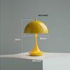 Modern Minimalist Mushroom Table Lamp: Nordic Bedside Light for Warm, Romantic, and Creative Bedroom Decor