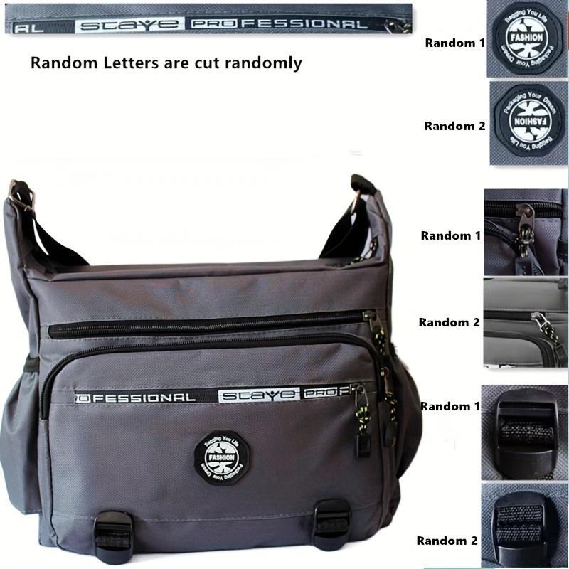 Пятислойная многослойная мужская сумка-мессенджер, мужская сумка большой вместимости, сумка через плечо, водонепроницаемый и износостойкий рюкзак, несколько карманов