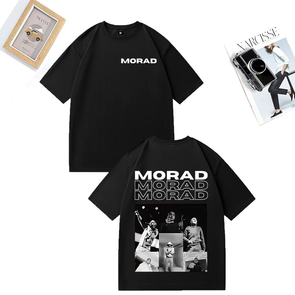 Rapper Morad MDLR Album Merch Fashion T Shirt Unisex WOMEN Clothing Casual Cotton Tshirt Hip Hop Short Sleeve Tshirts Streetwear