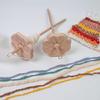 Drop Spindle Yarn Hand Spindle Wood Weaving Spindle Whorl Yarn Spin Tool for Enthusiasts